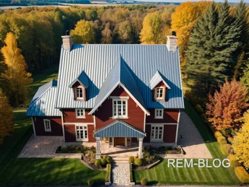 Как сочетание цвета водостока с кровлей помогает создать гармоничный облик