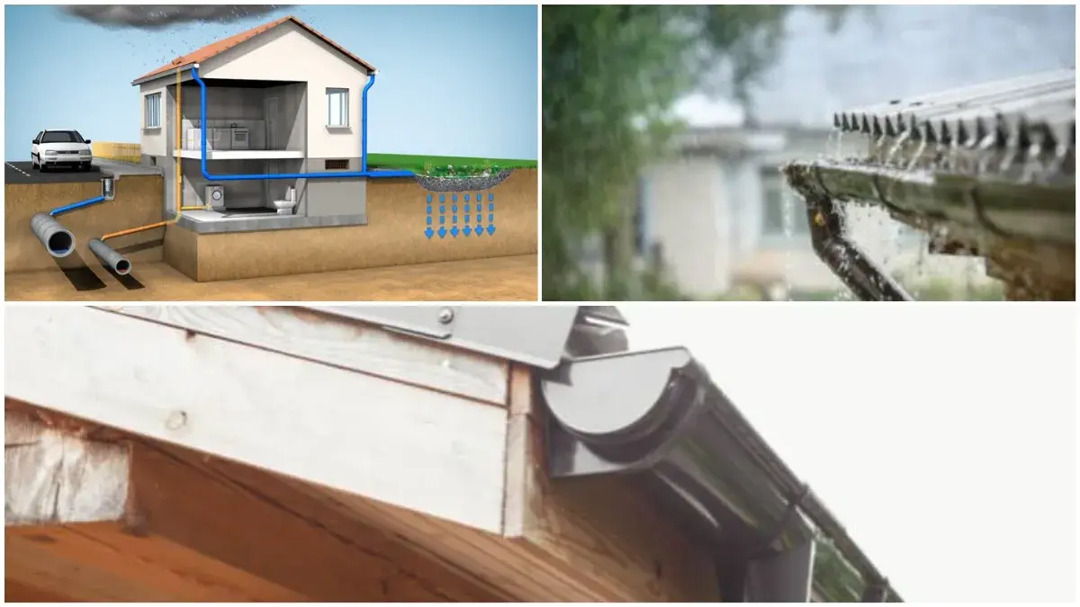 Отвод воды с крыши: важность сливных систем