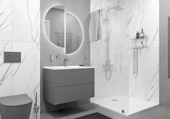 Планировка и дизайн ванной комнаты